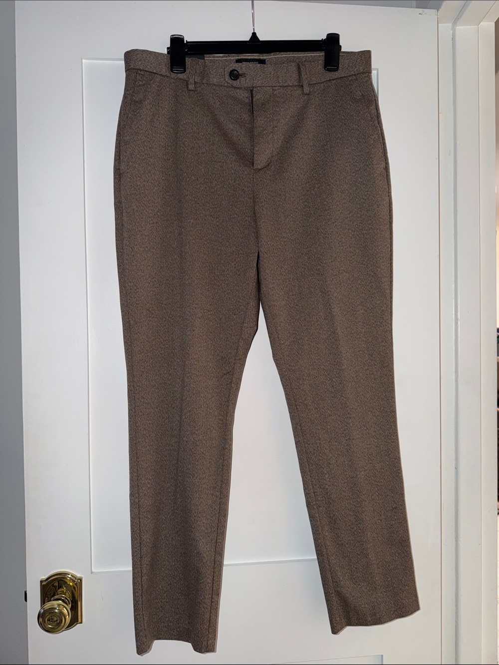 Banana Republic Men's Brown Dress Pants - Slim tapered Trousers